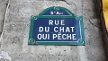 Paris  La rue du Chat Qui Peche 1